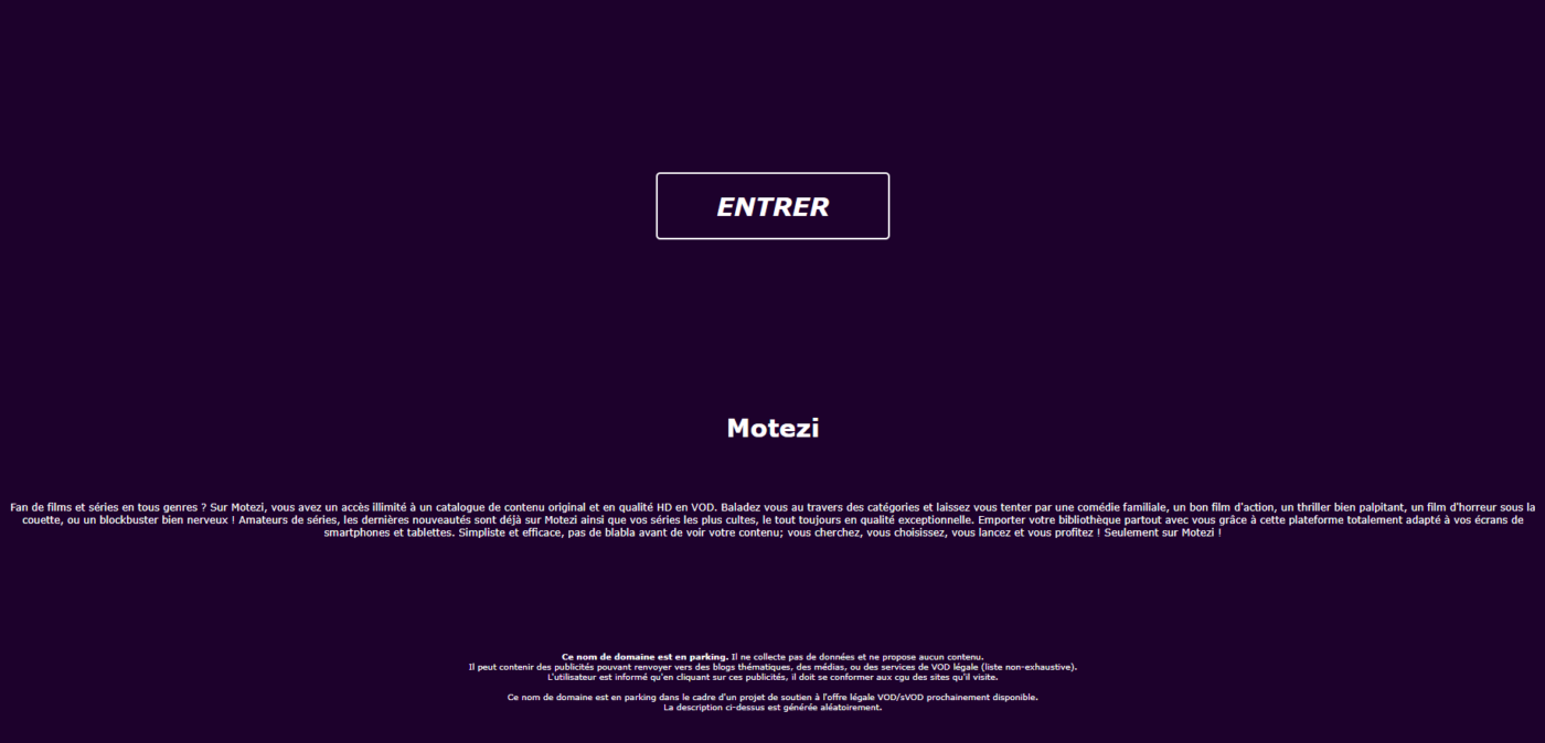 motezi nouveau site de streaming gratuit pour films et séries 2022 motezi.fr