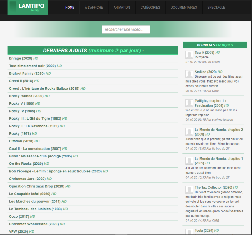 Lamtipo derniers films gratuits HD ajoutés en 2022 lamtipo lamtipo