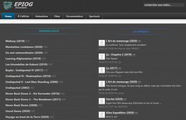 Long métrage Epiog sans publicité en France 2022 Épiog