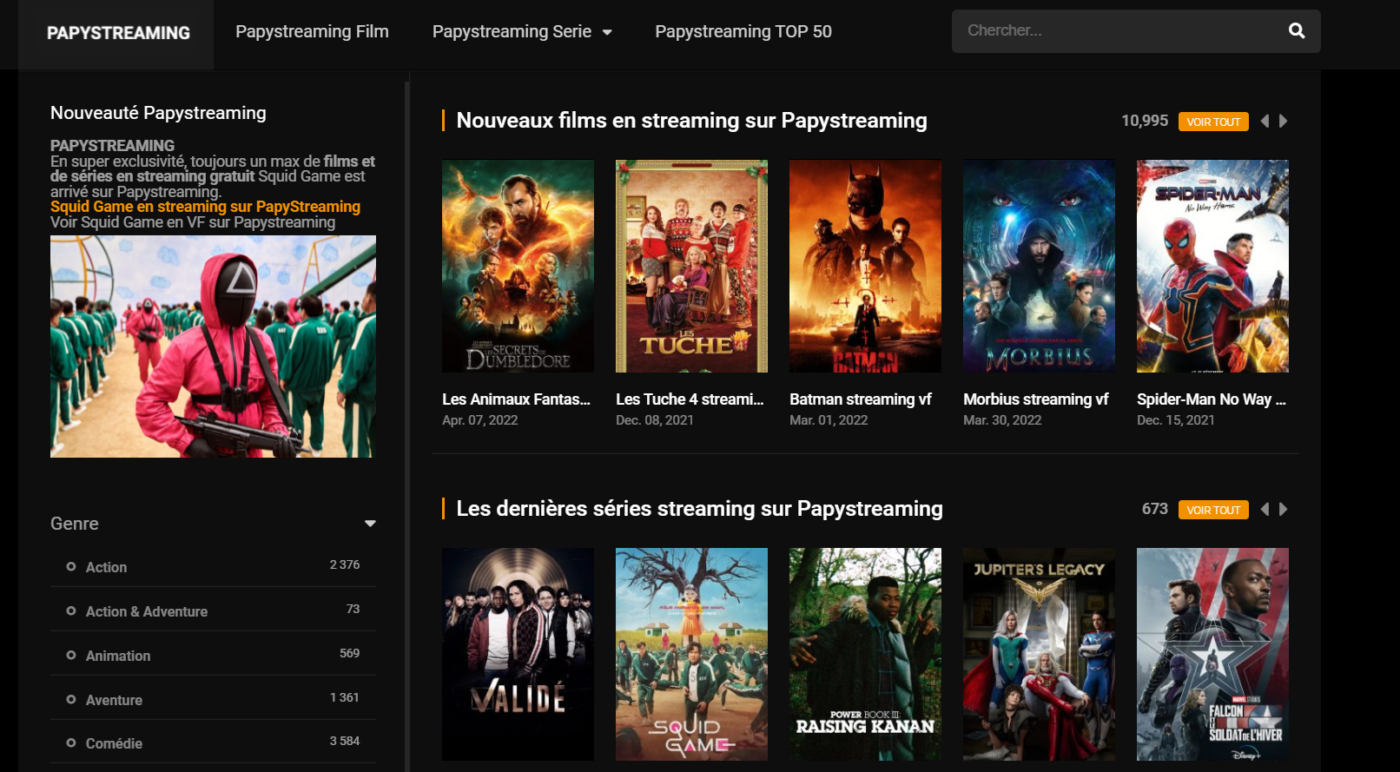 Papystreaming : nouvelles adresses nouvelles et alternatives en 2022 📺 grand-père en streaming