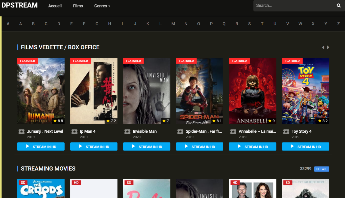dpstream films et séries TV en intégralité et sans publicité en 2022 dpstream