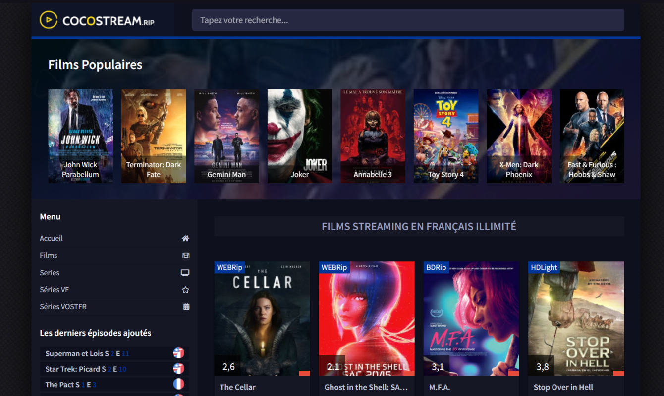 Cocostream : nouvelles adresses nouvelles et alternatives en 2022 📺 flux de noix de coco
