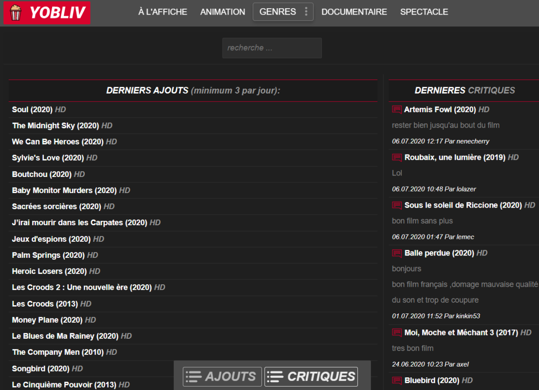 Yobliv film streaming légal + téléchargement gratuit en 2022 Streaming de film Yobliv, légal + téléchargement gratuit