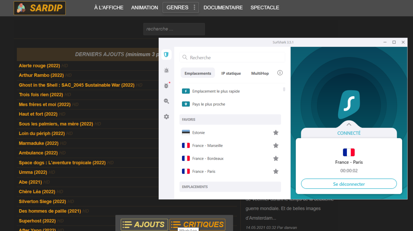 Site de streaming de films Sardip Tout ce que vous devez savoir 2022 sardipvpn