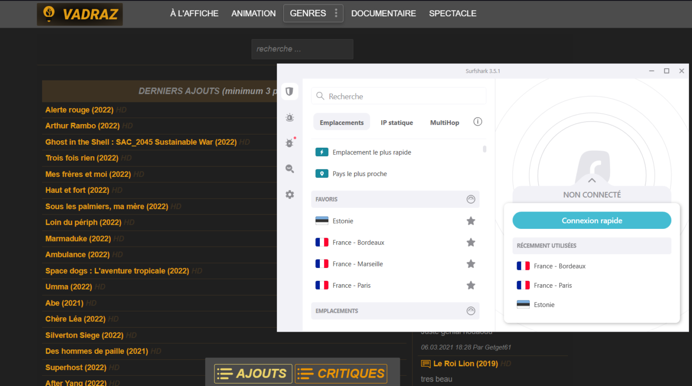 Site de streaming de films Vadraz, tout ce que vous devez savoir 2022 wadraz vpn
