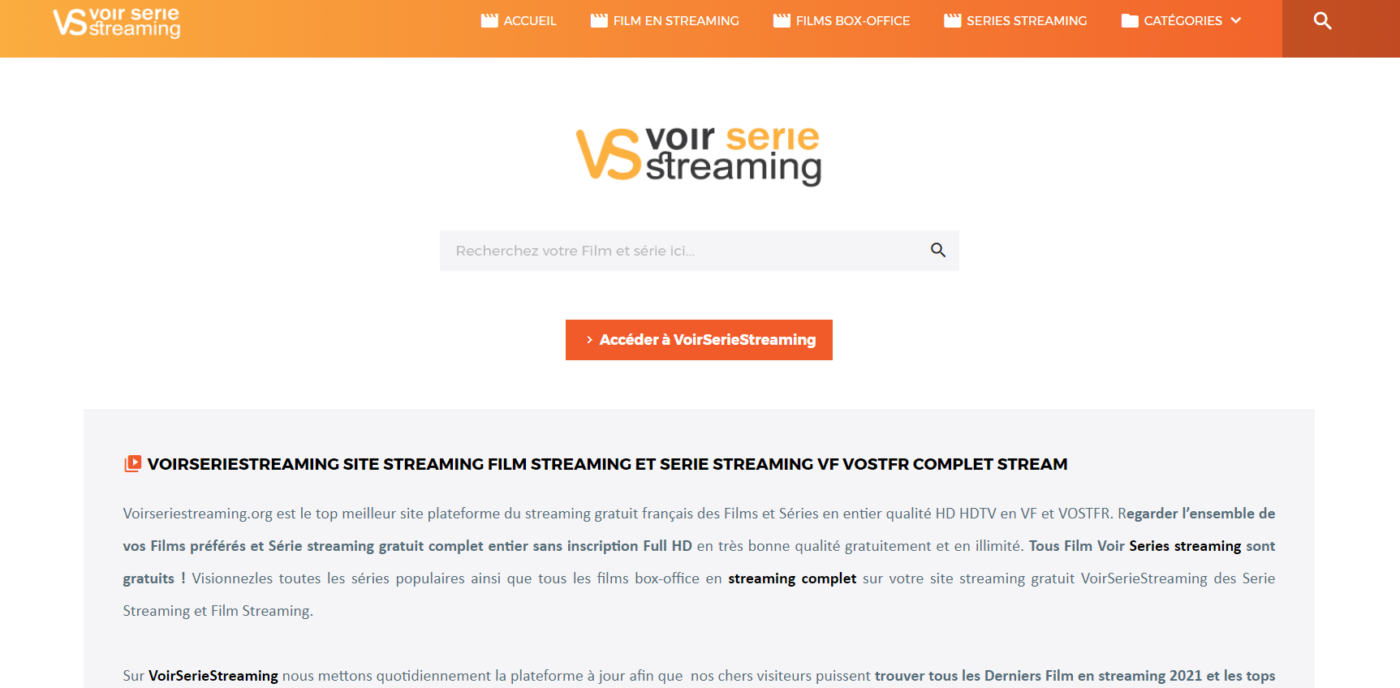 Voirseriestreaming : l'actualité de la nouvelle adresse et de ces alternatives en 2022 📺 regarder des séries en streaming